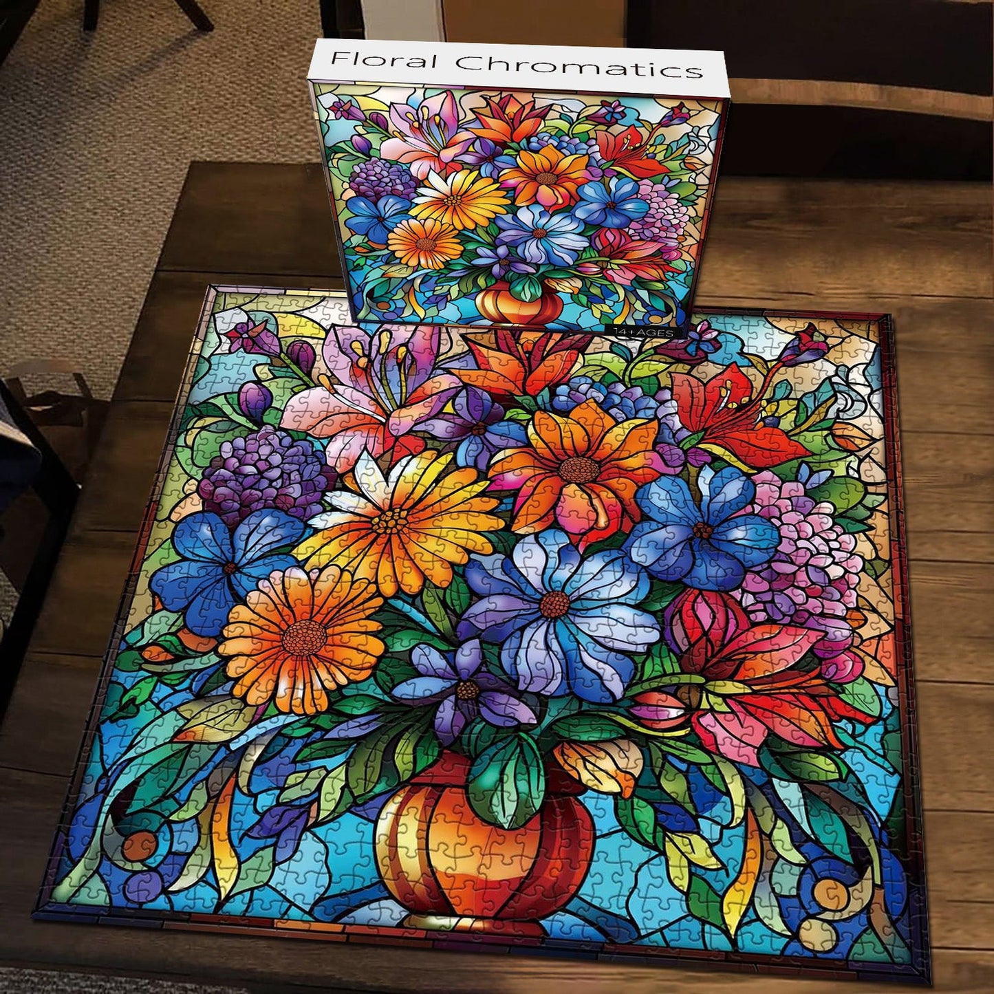 Floral Chromatics Jigsaw Puzzle 1000 Pieces