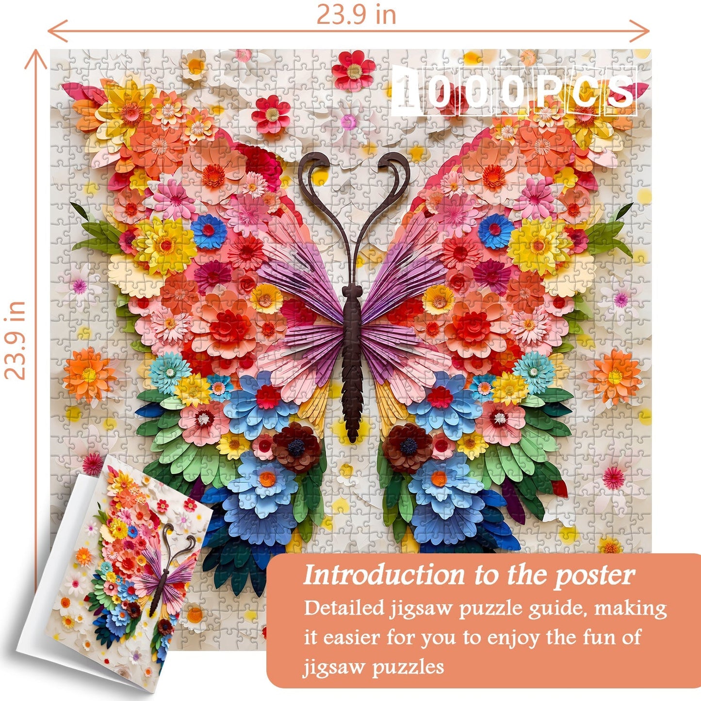 Colorful Wings Jigsaw Puzzle 1000 Pieces