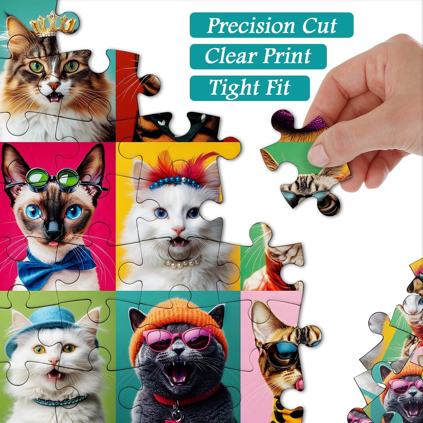 Fashion Cats Jigsaw Puzzle 1000 Pieces