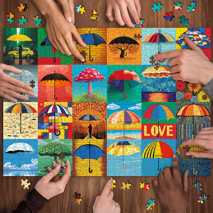 Umbrella Jigsaw Puzzles 1000 Pieces