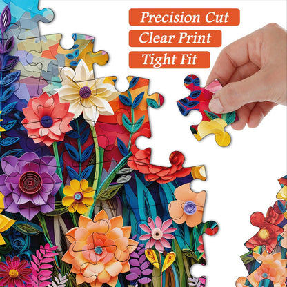 Colorful Flower Jigsaw Puzzle 1000 Pieces