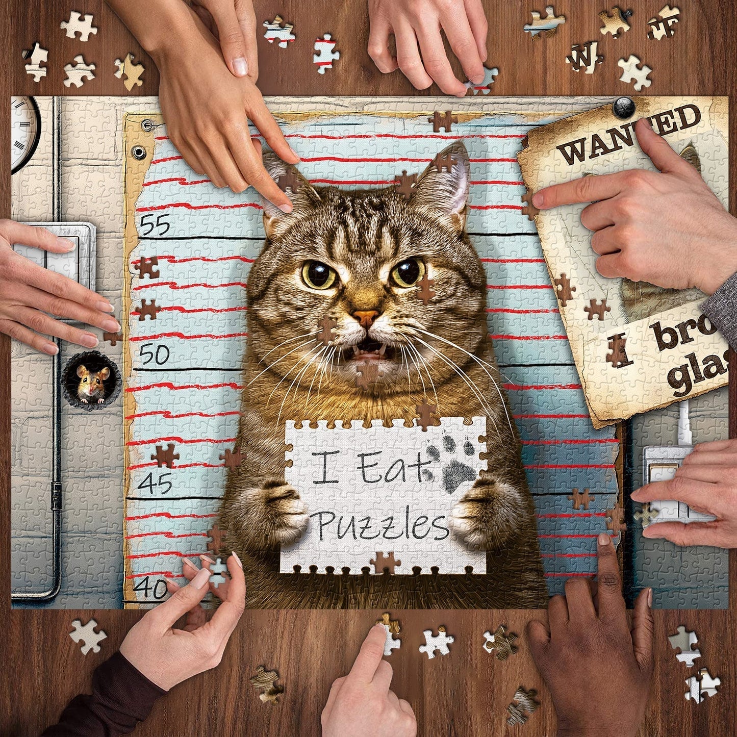 Suspect Cat Jigsaw Puzzle 1000 Pieces