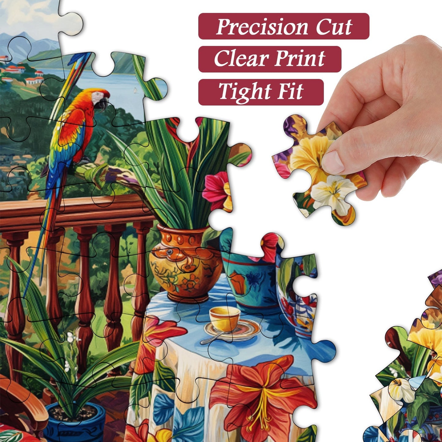 Parrot Garden Jigsaw Puzzle 1000 Pieces