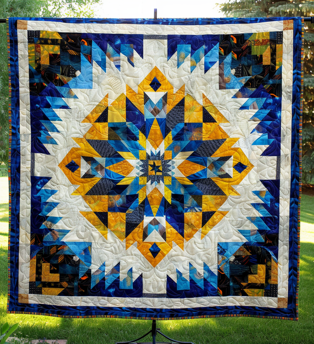 Heritage Harmony Quilted Blanket NCU0DK035