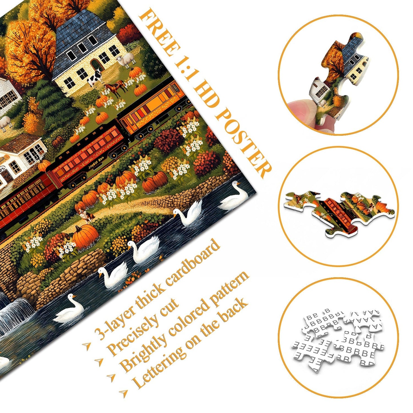 Rural Scenery Jigsaw Puzzle 1000 Pieces