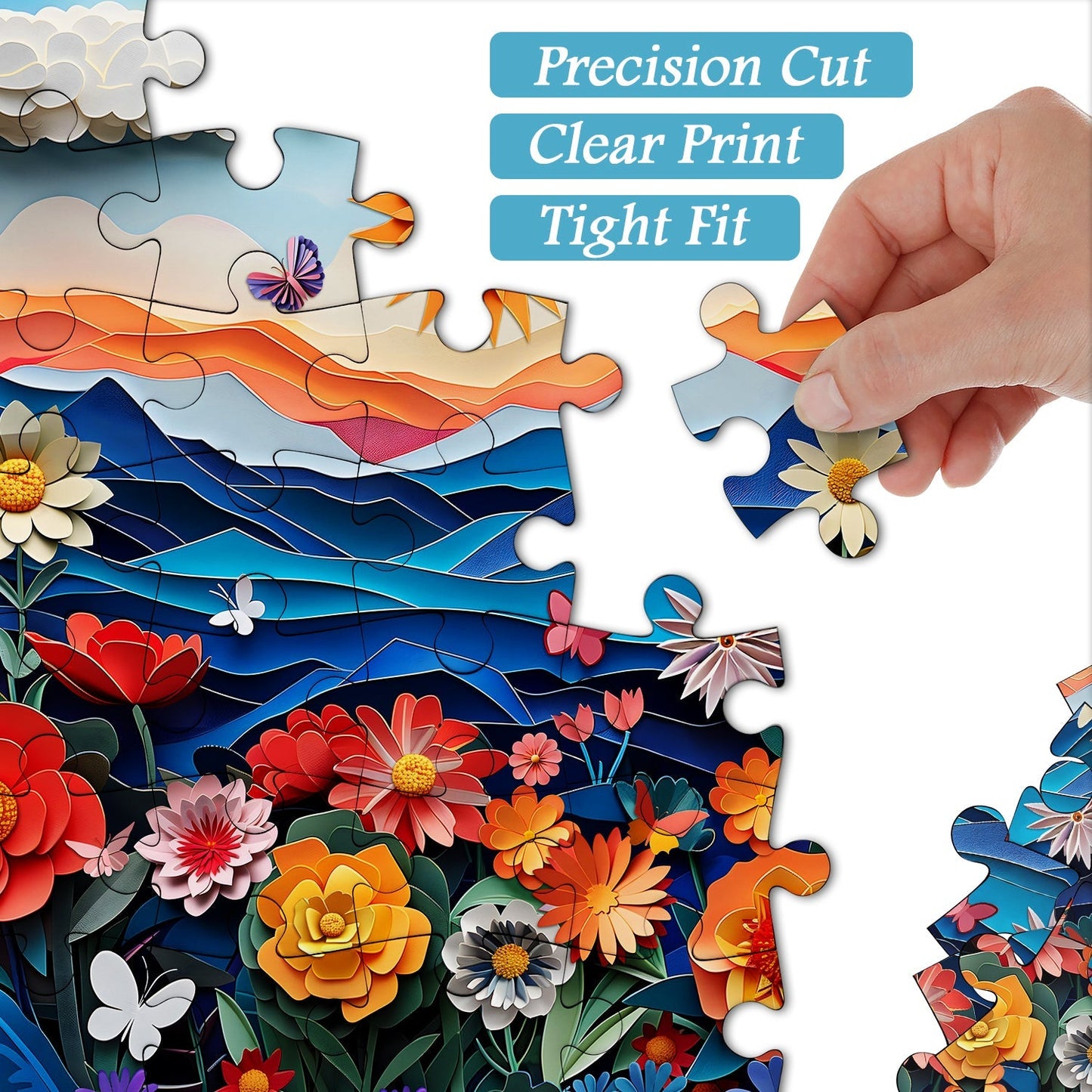 Art Flower Bush Jigsaw Puzzle 1000 Pieces