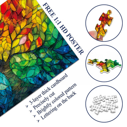 lridescent Tree Jigsaw Puzzle 1000 Pieces