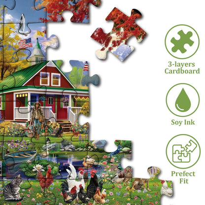 Rustic Haven Jigsaw Puzzle 1000 Pieces