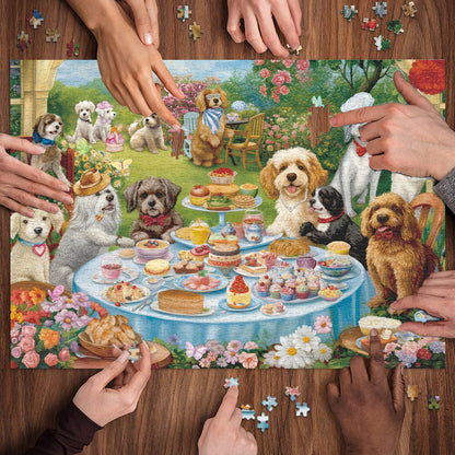 Picnic PupsJigsaw Puzzle 1000 Pieces