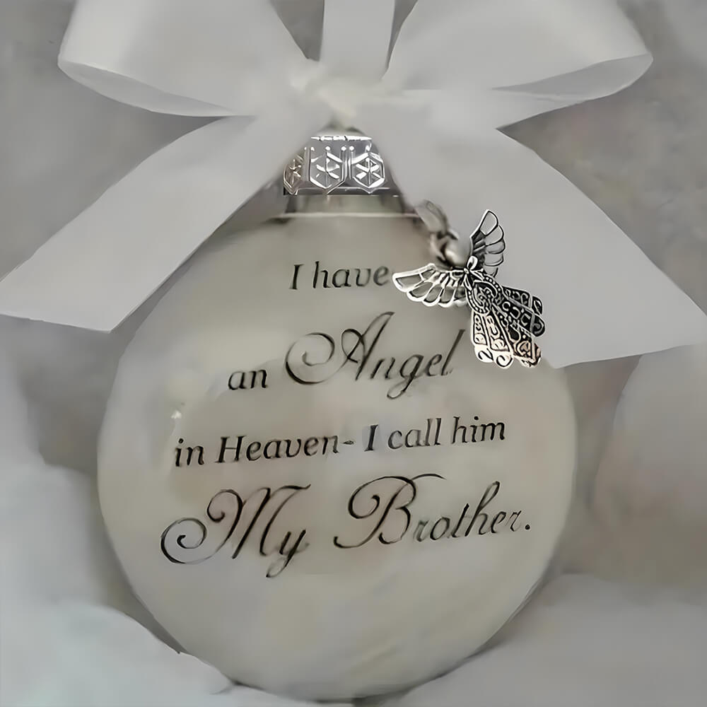 Christmas Angel in Heaven Memorial Ornament