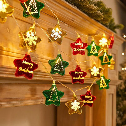 LED Christmas Electroplated String Lights