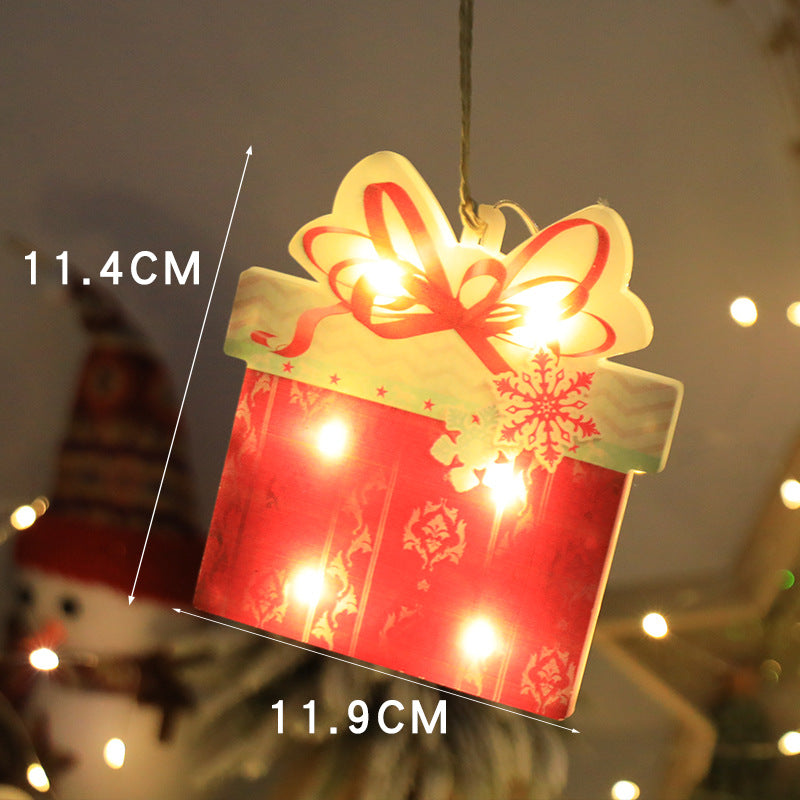 Christmas Creative Window Decoration Hanging Lights