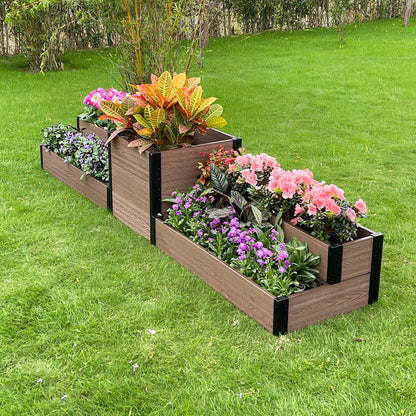 Corner and Terraced Garden Bed - Cascade Style