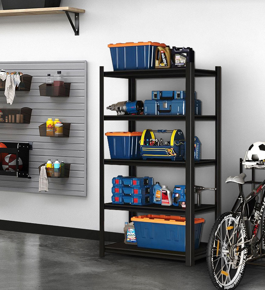 5-Tier Adjustable Garage Heavy Duty Metal Industrial Shelving Shelves