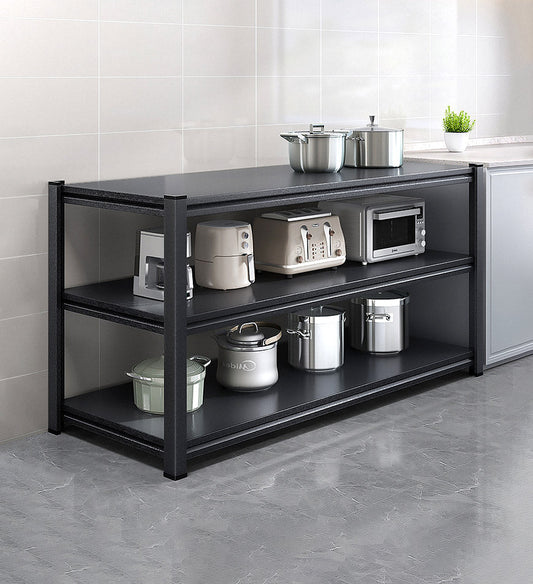 3 Tier Heavy Duty Metal Adjustable Multifunction Storage Shelves F98