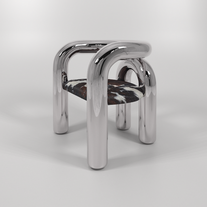 Foster Chrome Lounge Chair