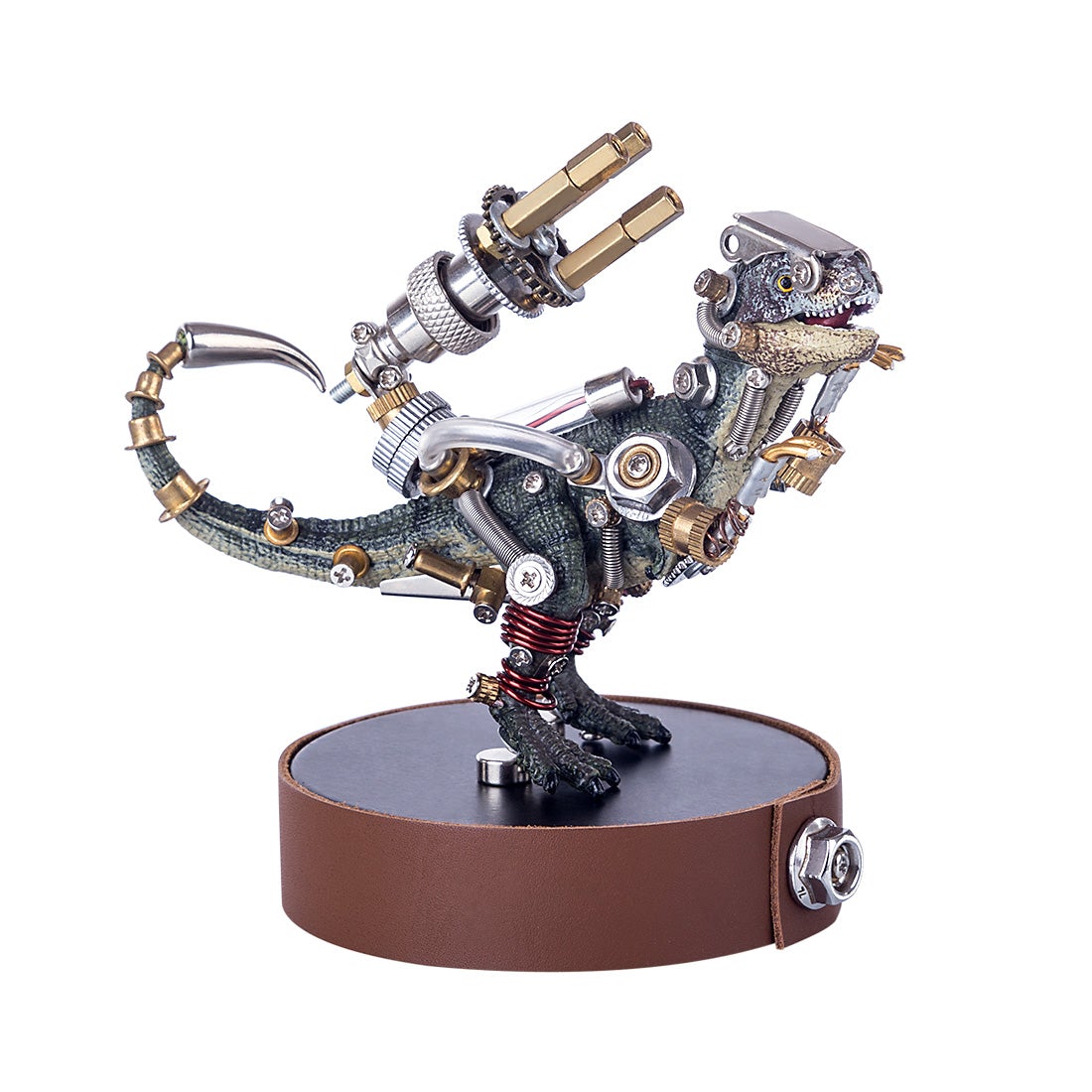 3D Metal Model Kit Mechanical Dinosaur DIY Games Assembly Puzzle Jigsaw Creative Gift - 136Pcs