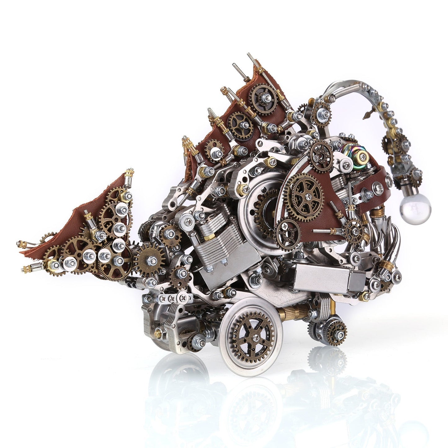 1064Pcs DIY Model Kit Metal Steampunk Anglerfish