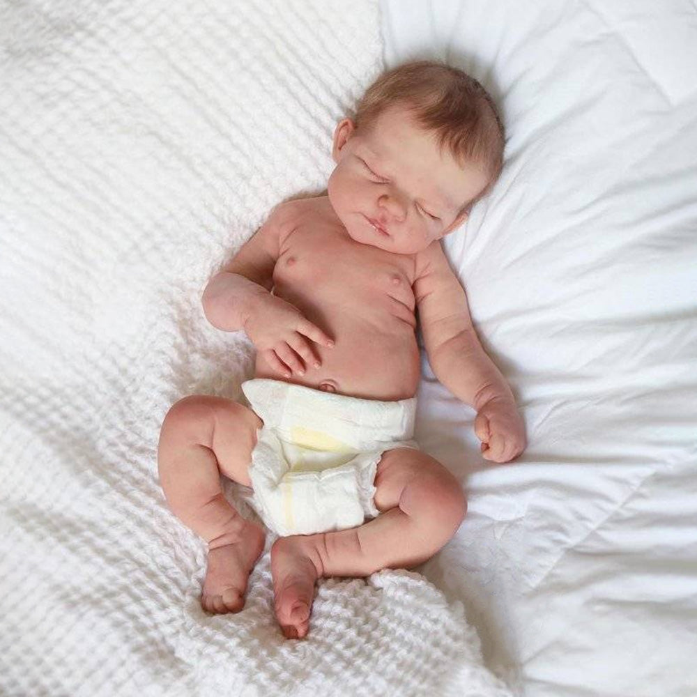 12 & 16" More Flexible Realistic Baby, Reborn Full Liquid Silicone Baby Doll Boy or Girl Lond and Wnya With Realistic Belly Button and Birth Mark