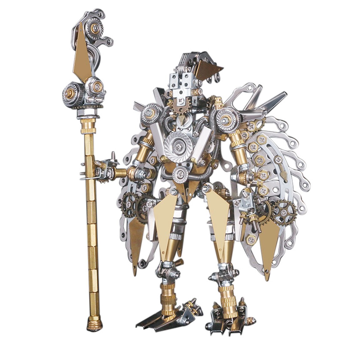 573Pcs DIY Metal Mechanical Mecha Puzzle Model Kit 3D Assembly Pawns Jigsaw Crafts