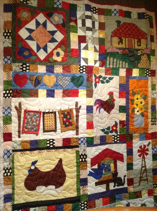 Chicken Farm CLA271223228 Quilt Blanket