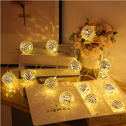 Christmas Disco Mirror ball String Light