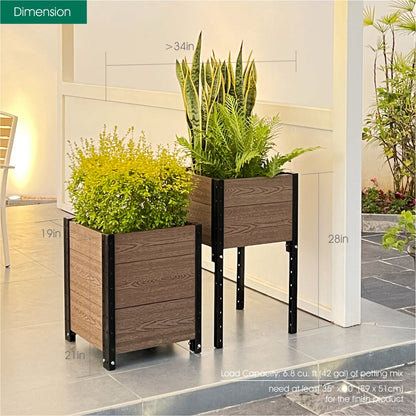 2 Corner Planter Bundle