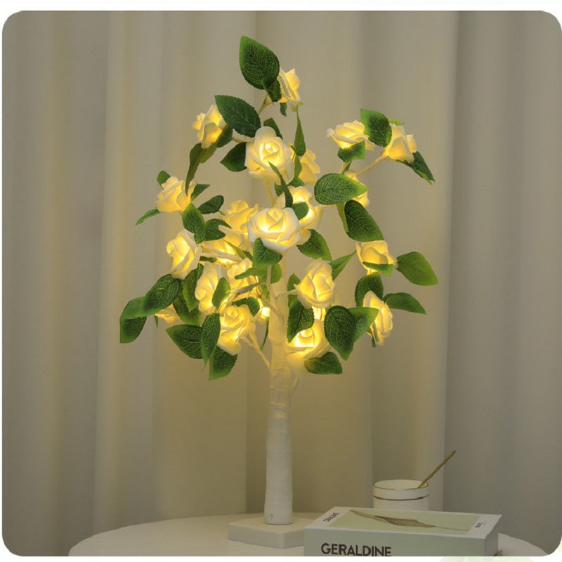 Christmas Rose Tree lights