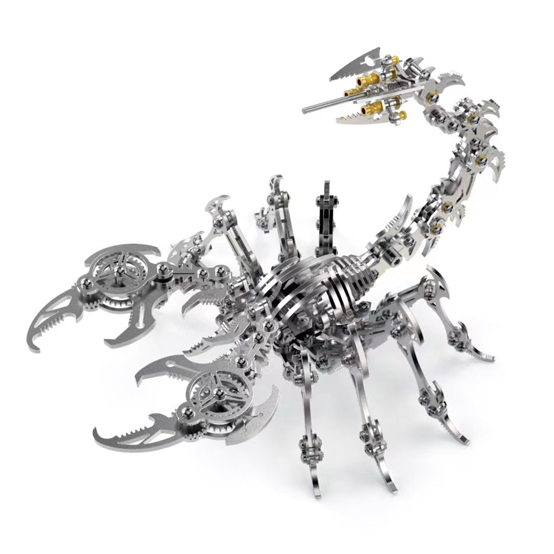 3D Puzzle DIY Model Kit Jigsaw Metal Scorpion King Mechanical Assembly Crafts-200PCS+