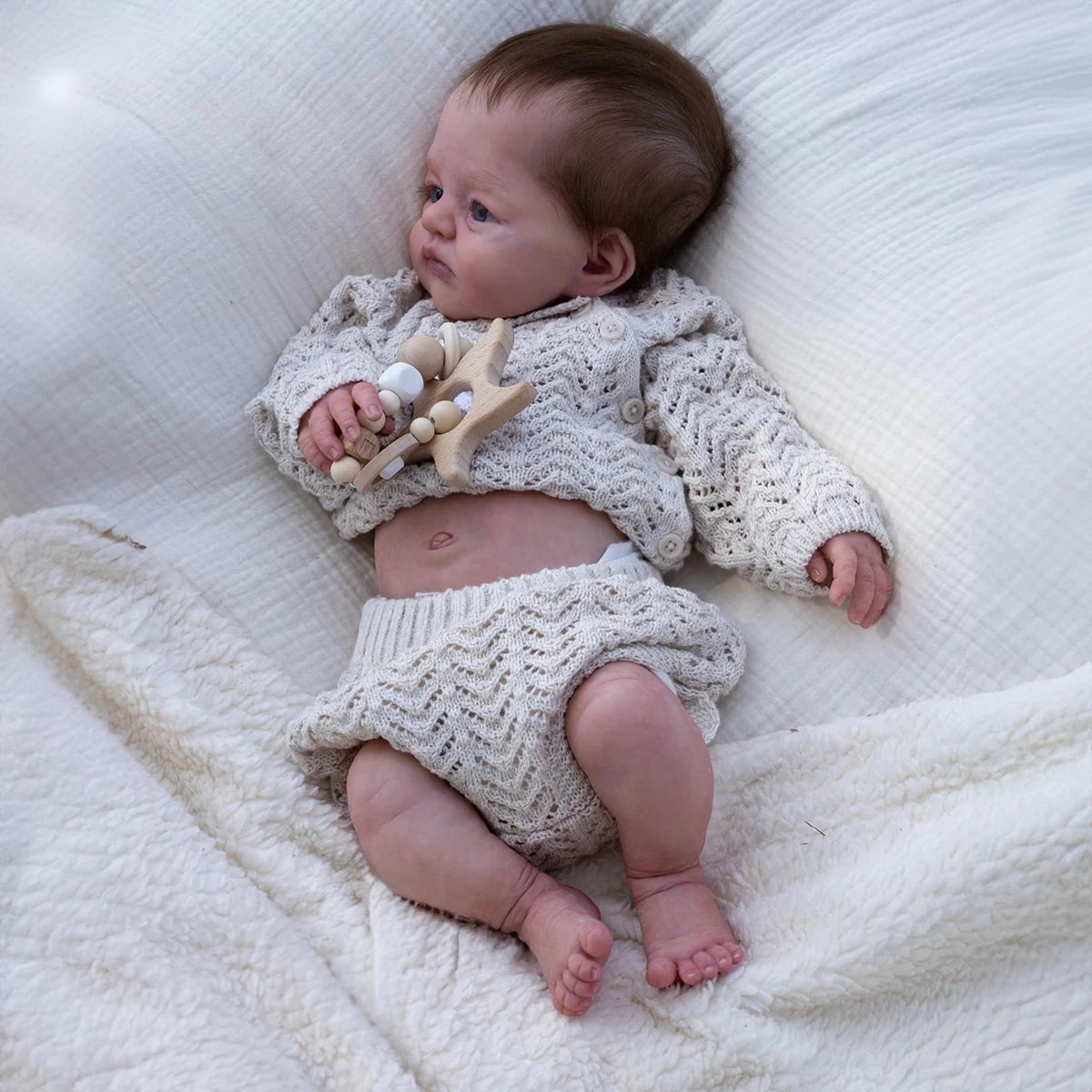 12"&16" Extremely Flexible Silicone Reborn Baby Doll Girl or Boy Named Maleder and Snabon