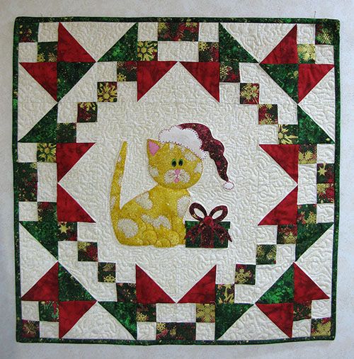 Christmas Cat CLA120324194 Quilted Placemats