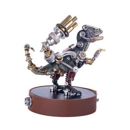 3D Metal Model Kit Mechanical Dinosaur DIY Games Assembly Puzzle Jigsaw Creative Gift - 136Pcs