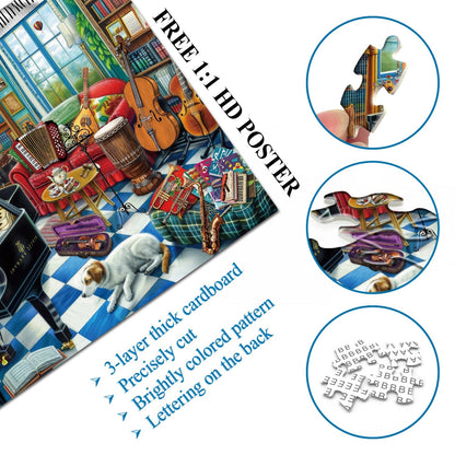 Music Room Jigsaw Puzzle 1000 Pieces