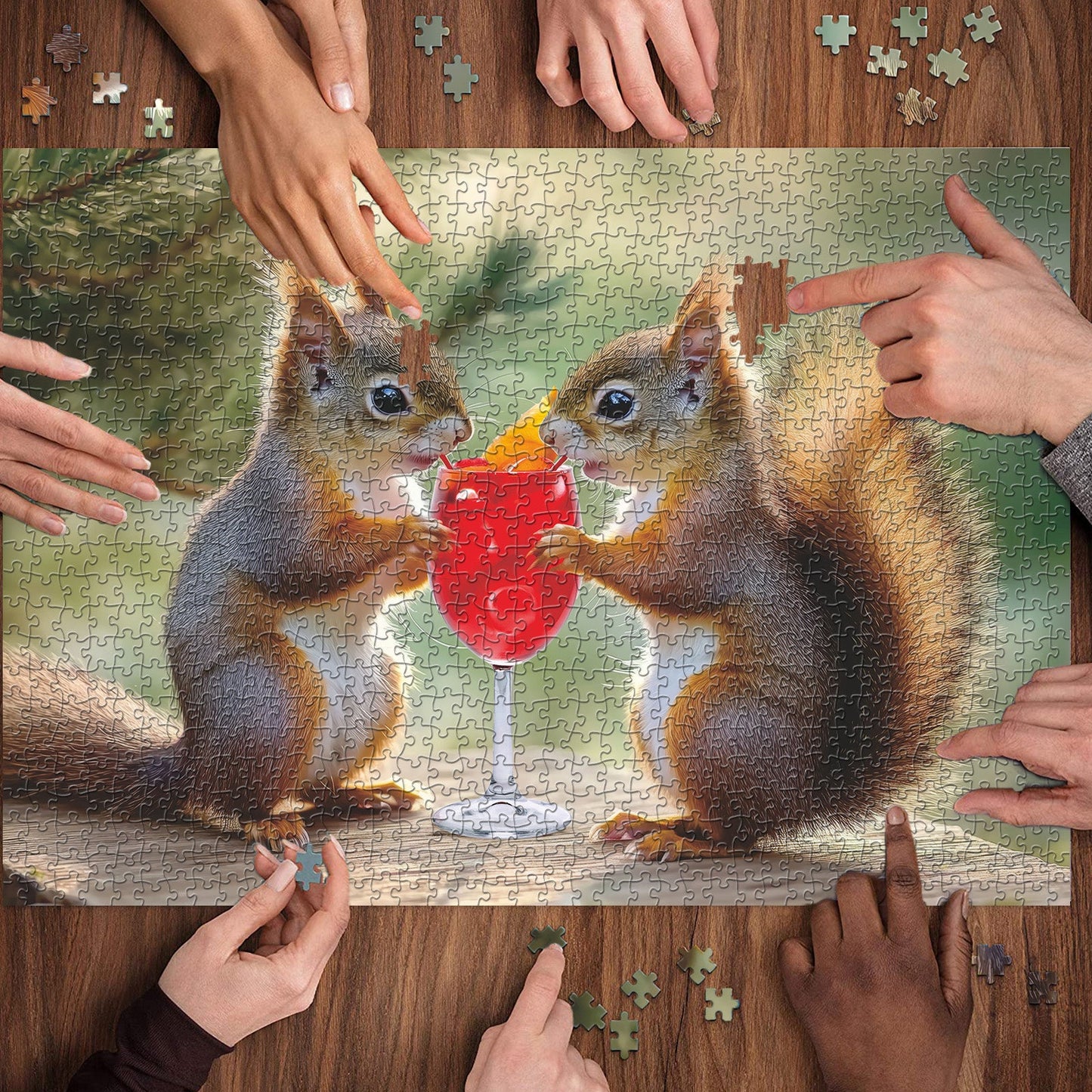 Tipsy Squirrel Jigsaw Puzzle 1000 Pieces