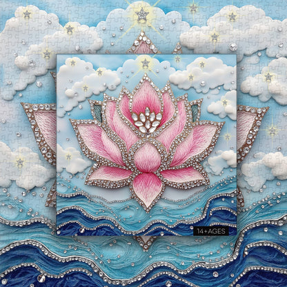 Lotus Radiance Jigsaw Puzzle 1000 Pieces