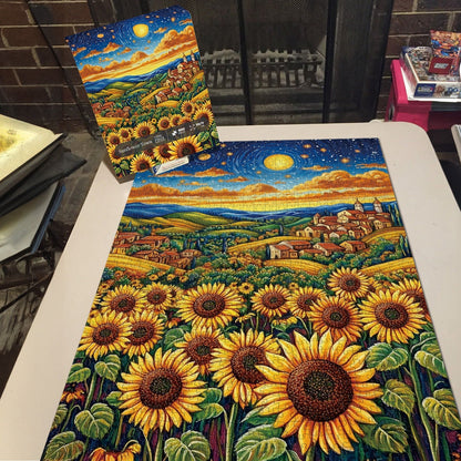 Sunflower Town Jigsaw Puzzle 1000 Pieces