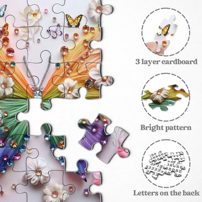 Crystal Rainbow Wing Jigsaw Puzzle 1000 Pieces