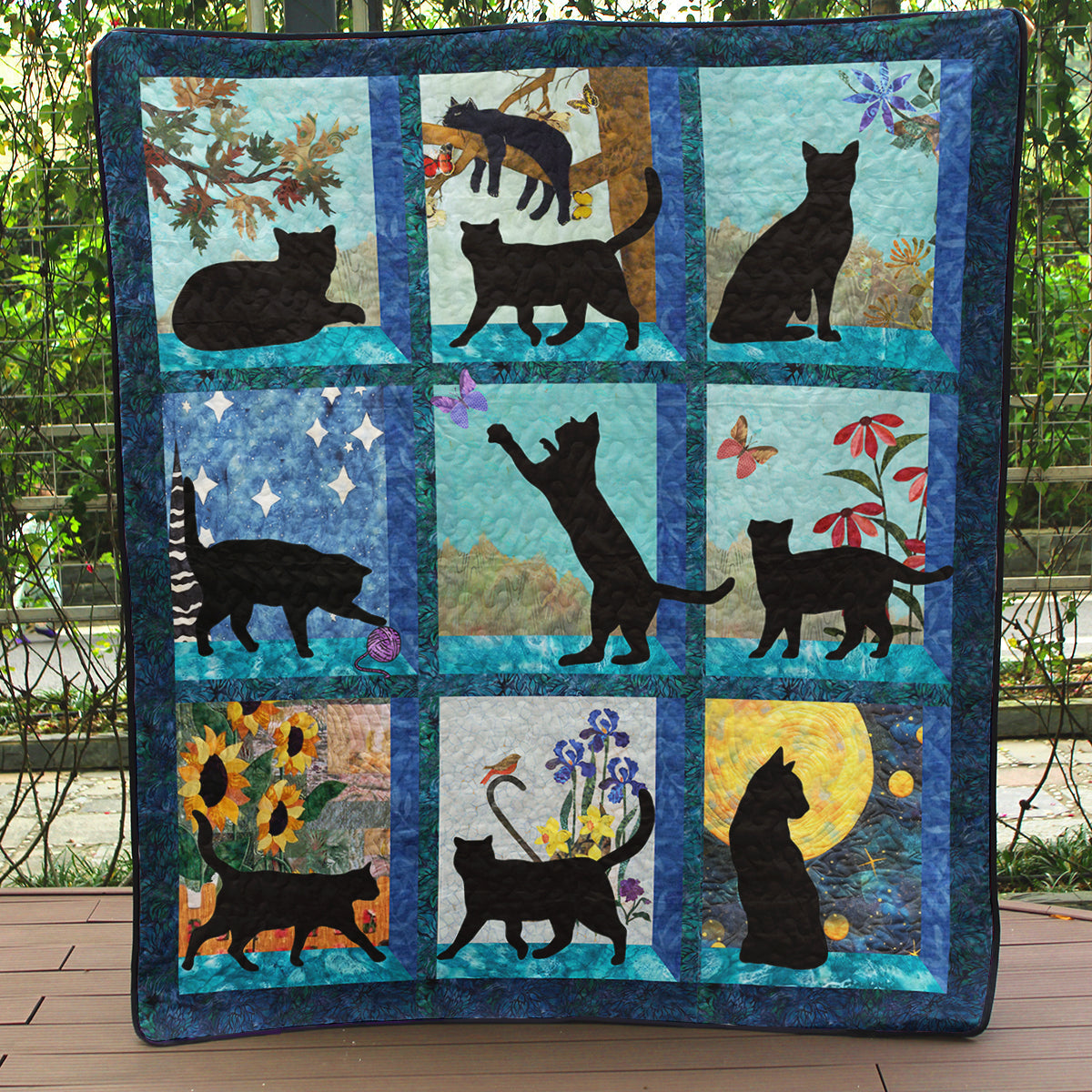 Black Cat TL06102301 Quilt Blanket