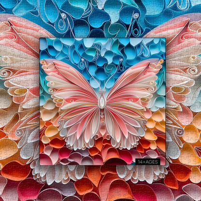 Butterfly Art Jigsaw Puzzle 1000 Pieces