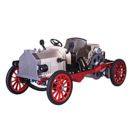 Assembly Metal Mechanical Electric Vintage Classic Car Model Toy