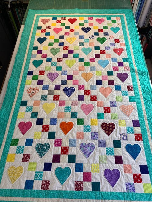 Heart CLA120324071 Quilt Blanket