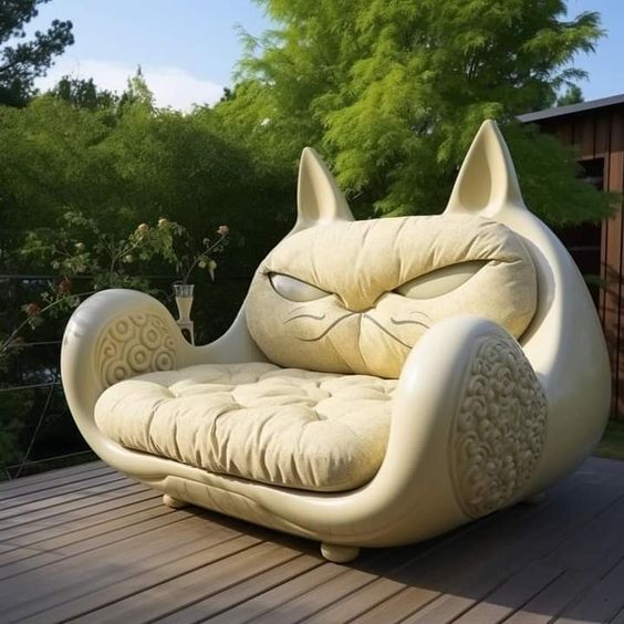 🔥Art design Cat Chair🐱-0923