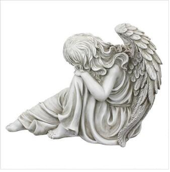 Harmony At Ease Angel Statue Memorial Or Garden Statue