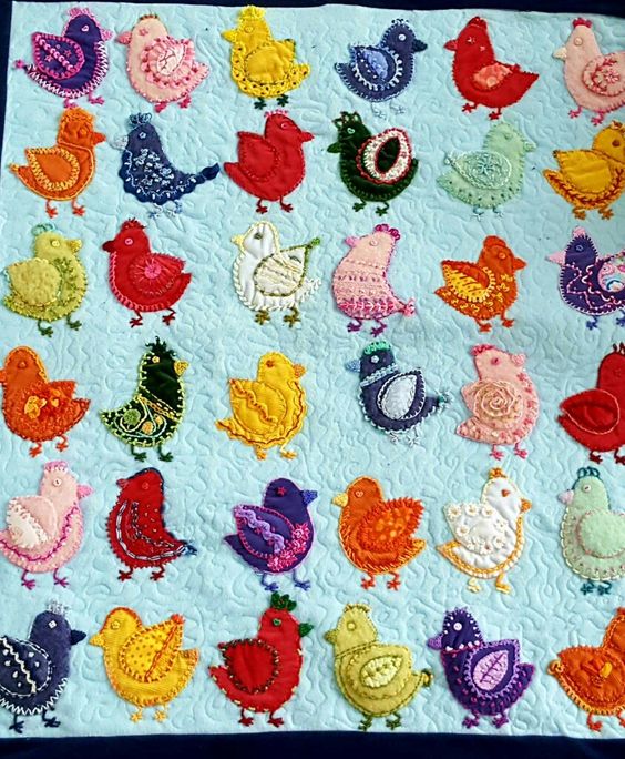 Chicken CLA040124014 Quilt Blanket