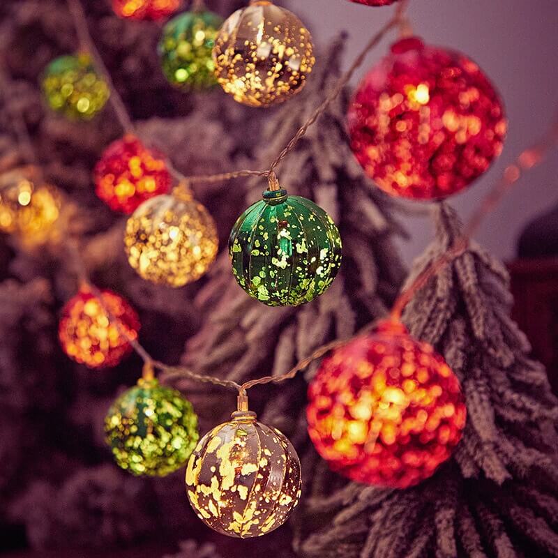 LED Christmas Electroplated String Lights