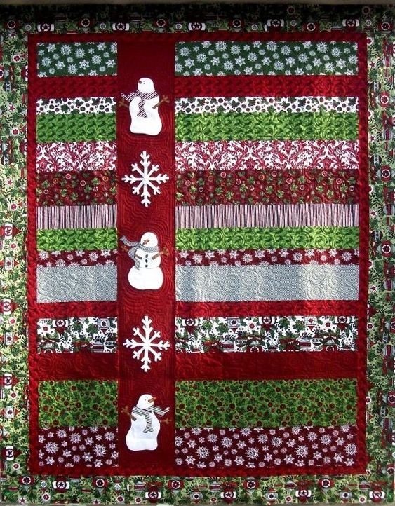 Christmas Snowman CLA271223139 Quilt Blanket