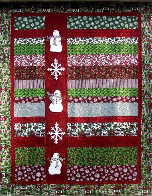 Christmas Snowman CLA271223139 Quilt Blanket