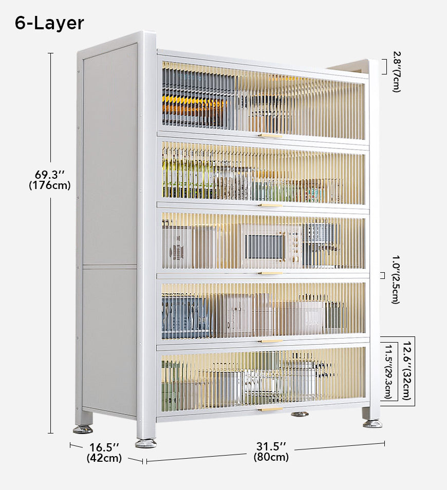 New Upgrade Large Metal Kitchen Storage Cabinet F240