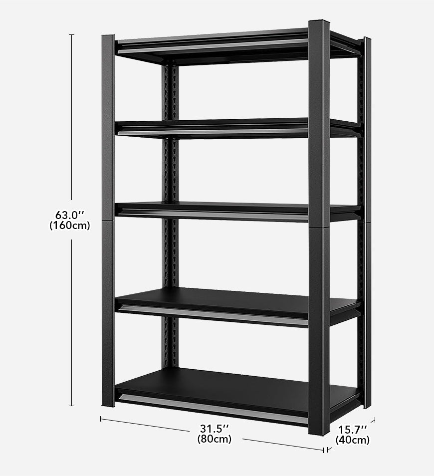 5-Tier Adjustable Garage Heavy Duty Metal Industrial Shelving Shelves