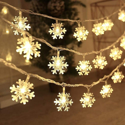 Christmas Snowflake Star Decoration Light String